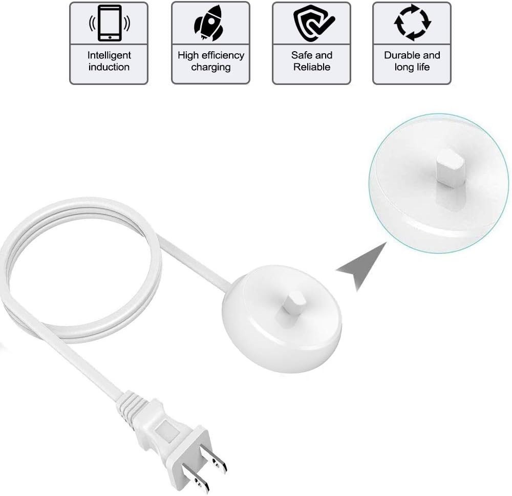 Braun Oral B Electric Toothbrush Inductive Charging Base Model 3757 Portable