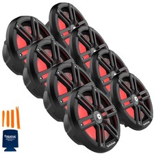 Rockford Fosgate M2-8B 8" Marine 2-Way System - Black  Stainless Grilles