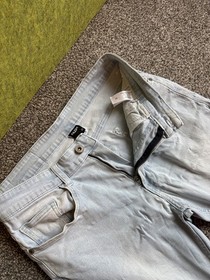Nuon Slim-Fit Mid-Rise Jeans light blue Denim W32L29 India Made rodeo crop relax