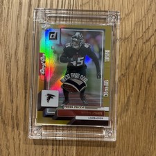2025 Jersey Fusion Deion Jones Game Used Ball Relic 11/7/21 One of One #231