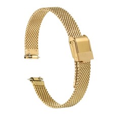 316L Stainless Steel Mesh Watch Band 10mm Qui...