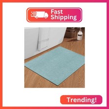 chakme Bathroom Rugs Mat 36x25, Ultra Thin Non Slip Bath Mat Large Quick Dry Abs