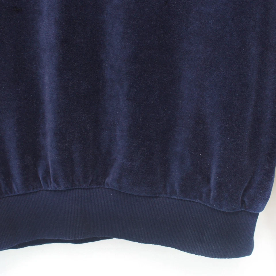 FILA Terciopelo Cuello Barco Top Pullover Manga Larga Estilo Informal Unisex Talla 48 Foto 3 de 4