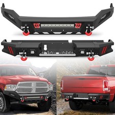 Sport Front Bumper Or Rear Bumper With Sensor Holes For 2013-2018 Dodge Ram 1500