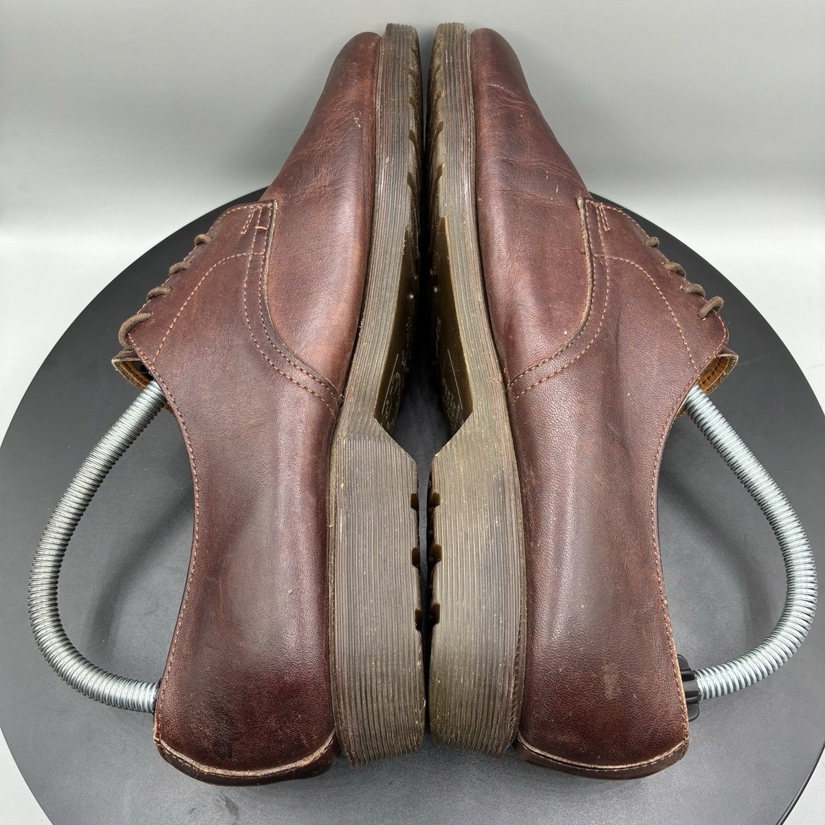 Classic Dr. Martens Octavius Men\'s Tan Leather Derby Shoes Dr Martensmens Octavius New Nova Dk Brown Derbys  main image 2