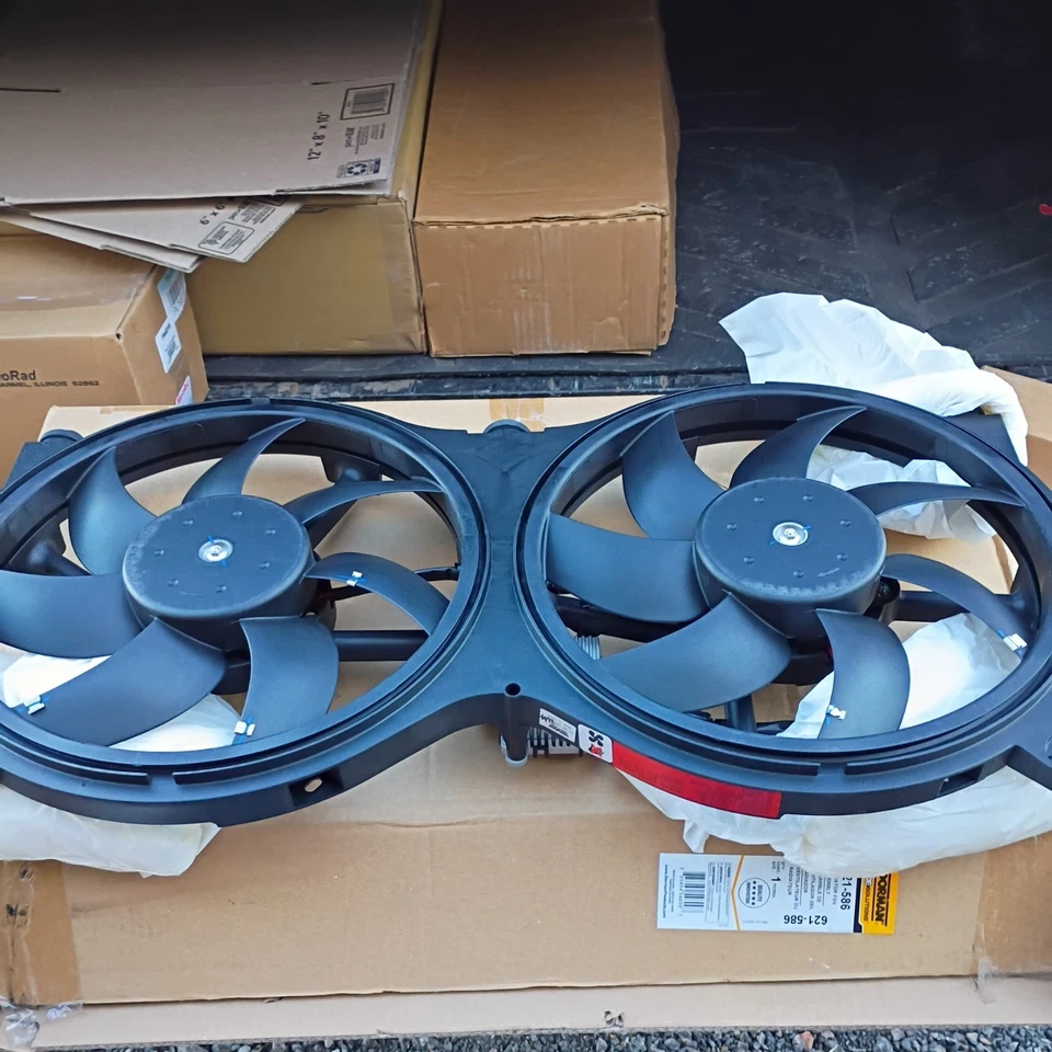 Dorman - Conjunto de ventilador doble con controlador OE Solutions se adapta a Infiniti QX60 14-23 Foto 2 de 3