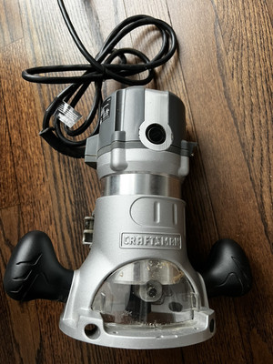 Sears Craftsman 320.37595, 9.5 AMP 1-3/4 HP Router - Very Good Condition