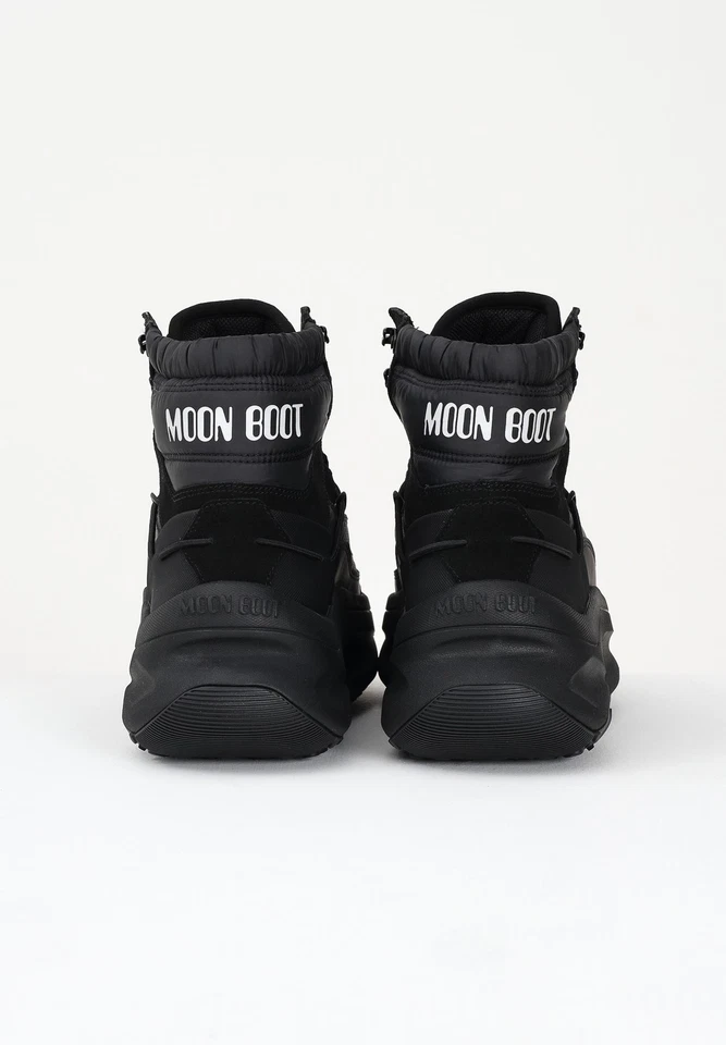 MOON BOOT Stivali e Anfibi Uomo Nero Stivali da neve Stivali da neve MOON247 XLA - Imagen 2 de 4