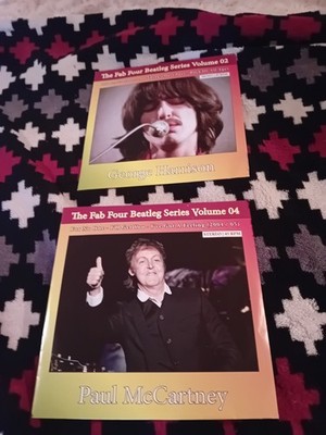 Paul McCartney/George Harrison RARE  7'' color vinyl EPs