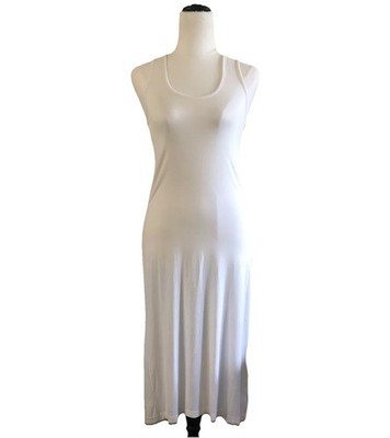 NU Denmark White Midi Dress Size S (8-10) Racer Back Anniversary Edition New