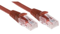 Kabel Kat. 5E U/Utp Czerwony 2M RS Components