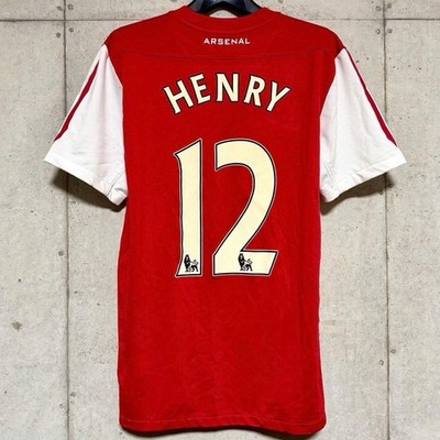【美品！】11/12 アーセナルFC ♯12 アンリ【Mサイズ】125周年 Thierry Henry #12 Arsenal FC 11/12 125th Anniversary Home Jersey