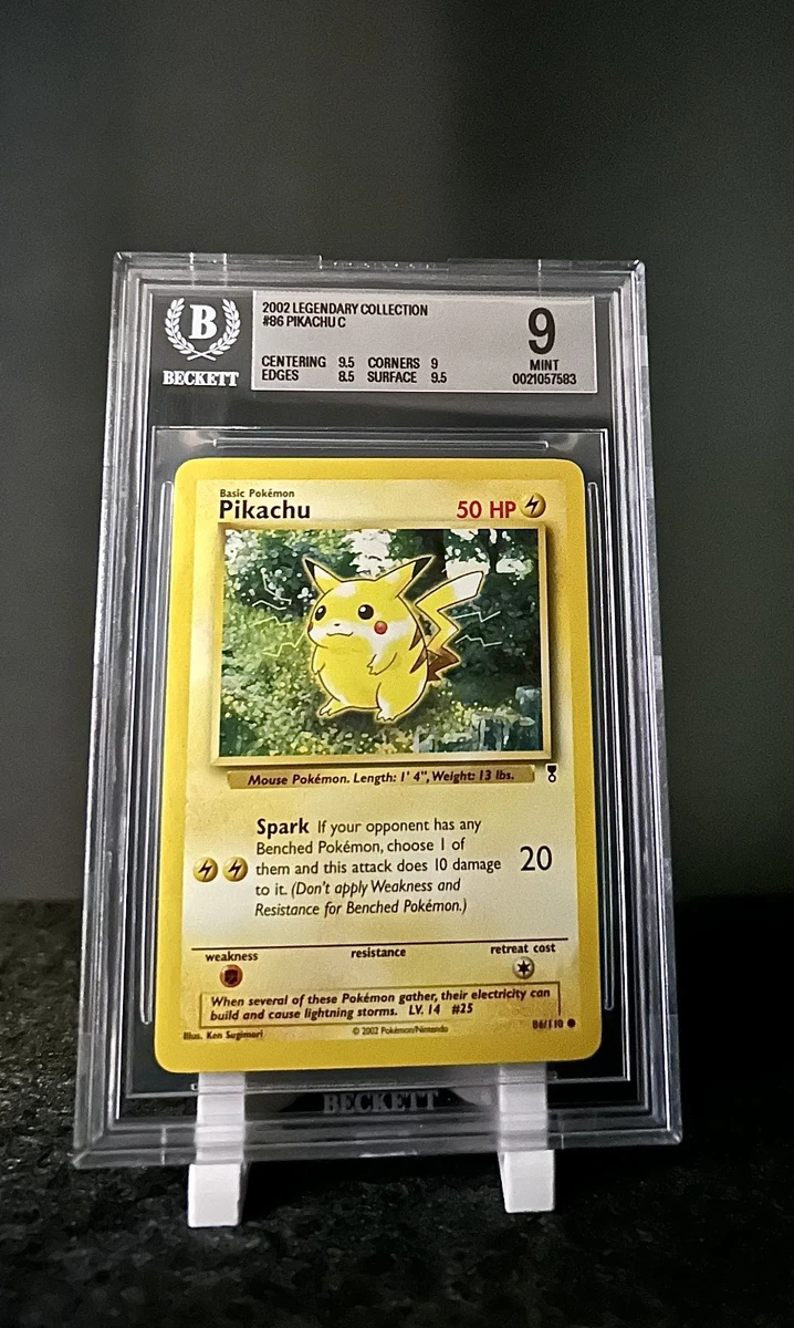 Pikachu Pokémon TCG Legendary Collection Individual Collectible
