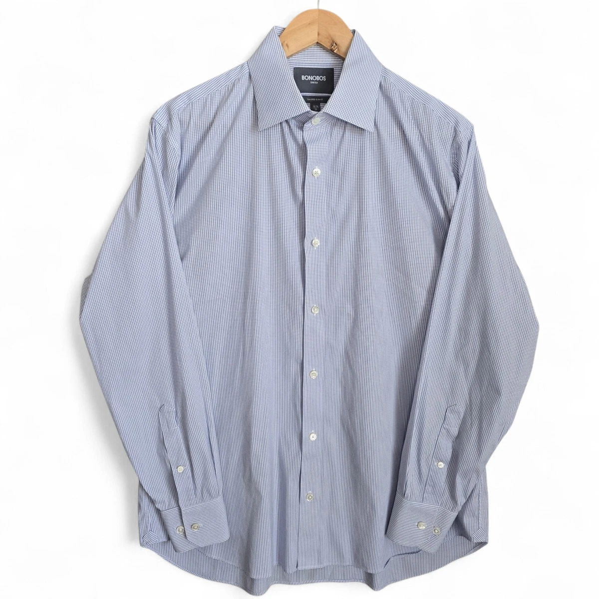 slim fit dress slacks Bonobos Men's Tech Button Down Shirt – Saint Bernard main image 0
