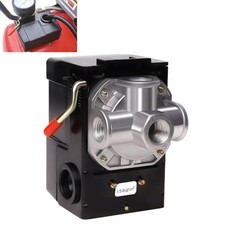 Air Compressor Pressure Switch LF10-4H, 4 Port 1/4" NPT, 95-125 PSI Pressure ...
