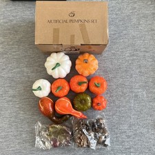 Autumn Thanksgiving Artificial Pumpkins for Decorating Fall Harvest Home New