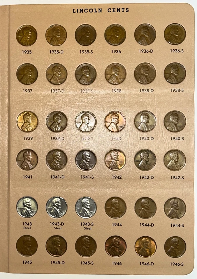1909-2006 Lincoln Cent Penny Set Collection 244 Coins in Dansco Album Missing 5 - Image 3 of 4