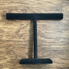 Black Velvet T Bar Bracelet Watch Bangle Display Stand Holder Jewelry Organizer