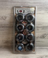 Bullzeye Inline Skate Wheel Pack NEW Clear 72mm 8 Pack 80A