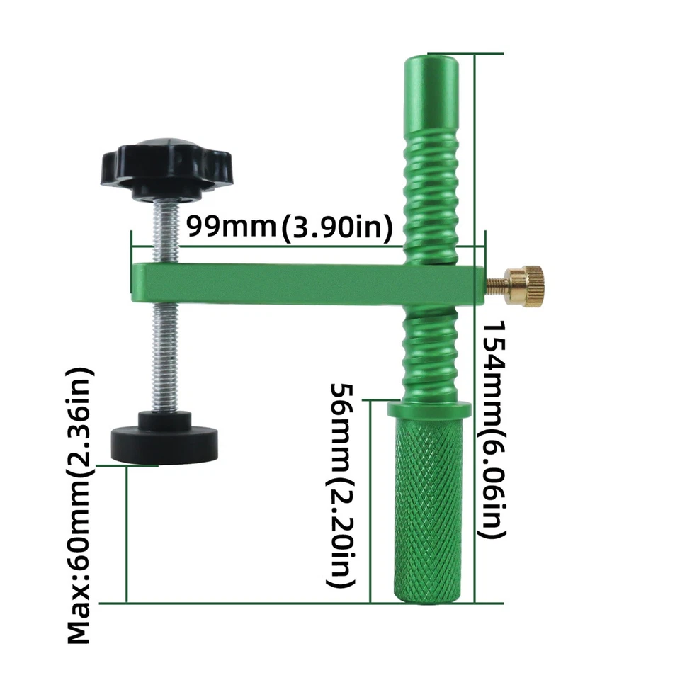 Bench Dog Clamp Quick Hold Down Table Clamp Adjustable Desktop Quick Acting - Image 2 of 4