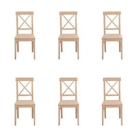 Esszimmerstuhl Designer Braun 4X StüHle Holzstuhl Luxus Einsitzer Ohne Armlehne