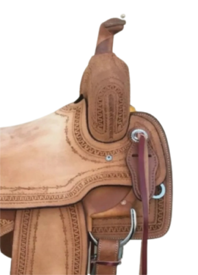 Selle Western Premium Leather Barrel Racing Trail Horse taille 10 à 18