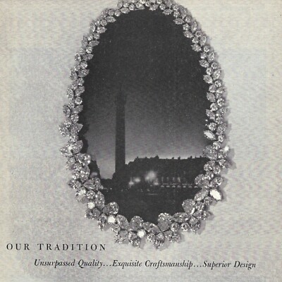 Van Cleef Arpels French Jewelers Advertisement 1950s Vintage Print