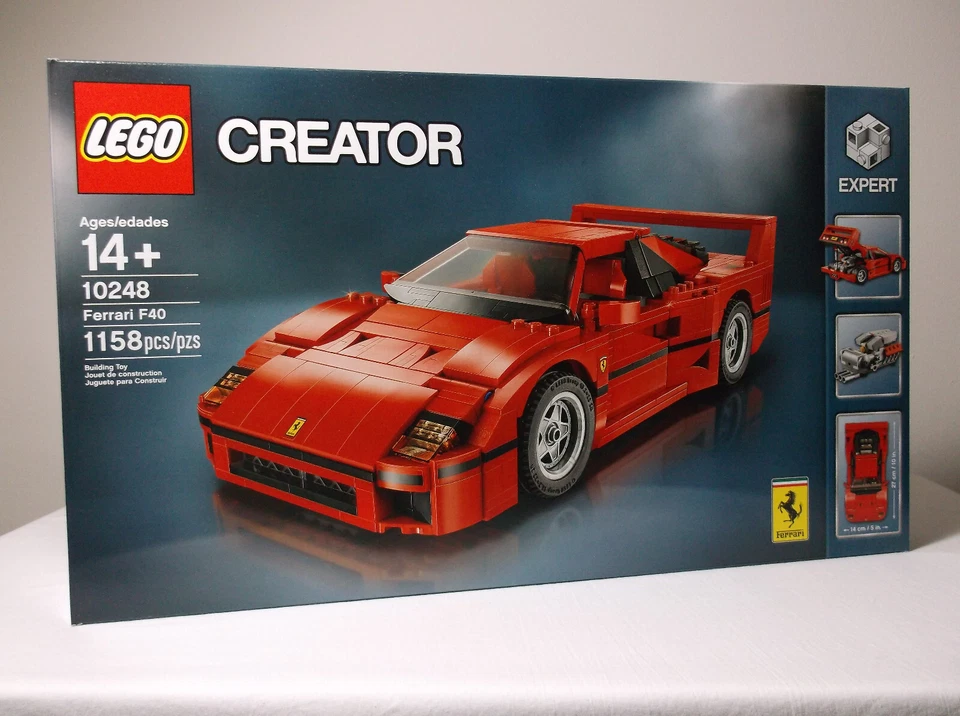 LEGO 10248 Ferrari F40 CREATOR EXPERT - Nuevo juego sellado sin abrir - Retirado - 2015 Foto 3 de 4