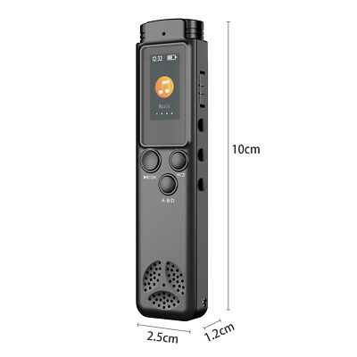 16 GB digitale voicerecorder, audio-opnameapparaat, dicteerapparaat, MP3- geluidsopnameapparaat, audio-recorder, digitale voicerecorder, dicteerapparaat met weergave