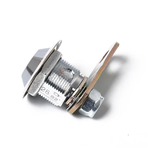 2x 5/8" Rohrnocken Schließzylinder für Schrank Werkzeugkoffer 180° Drehung Ersatz - Bild 6 von 13