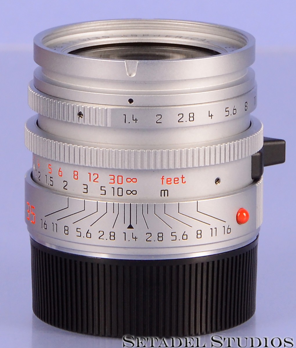 LEICA 35MM SUMMILUX-M F1.4 AA SILVER CHROME ASPHERICAL