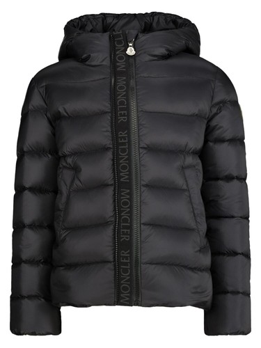 Moncler Girls Black Alithia Giubbotto 