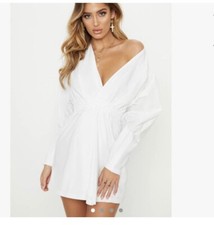 PLT White Shirt Dress