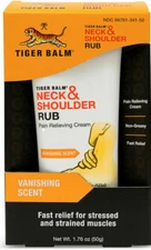 1 / 2 Boxes, Tiger Balm Neck &Shoulder Rub Pain Relieving Cream 1.76 oz 