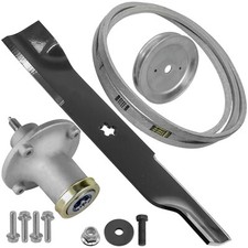 48" Deck Spindle Belt Blade Pulley For Husqvarna Z248F 539112170 539113425