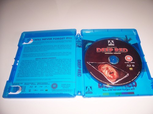 DEAD RED Dario Argento's ( Region 2 HIGH DEFINITION Blu-Ray MINT CONDITION - Picture 2 of 4