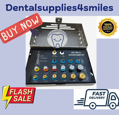 Dental Implant and Crown Guide Kit Precision Positioning Surgical Set - 18pcs