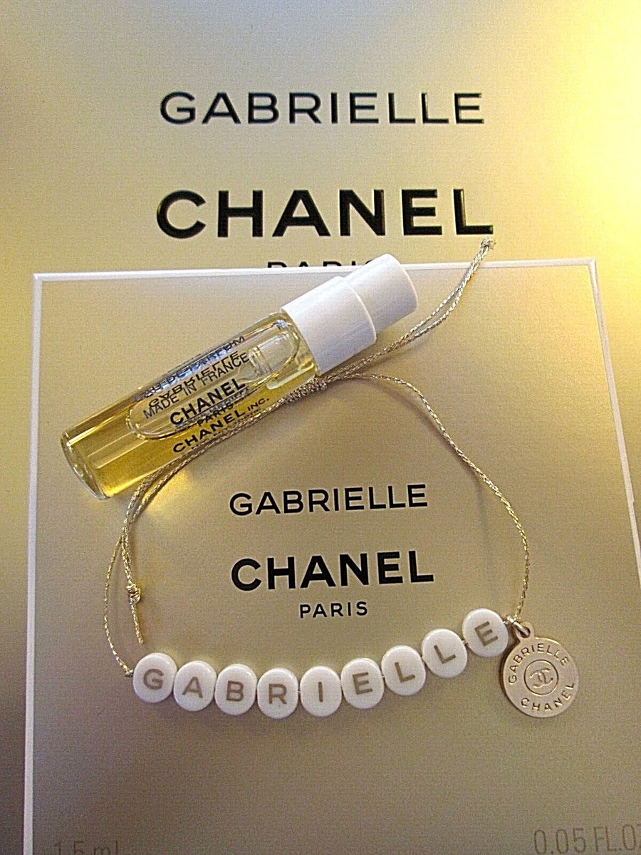 Chanel Gabrielle Adjustable Bracelet with CC Charm & Eau de Parfum