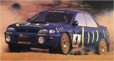 Hasegawa 1/24 Subaru Impreza 1994 Hong Kong-Beijing Rally Winner Plastic Mo