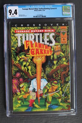 Teenage Mutant Ninja Turtles FLAMING CARROT 1 Mysterymen 1993 SpaceUsagi CGC 9.4