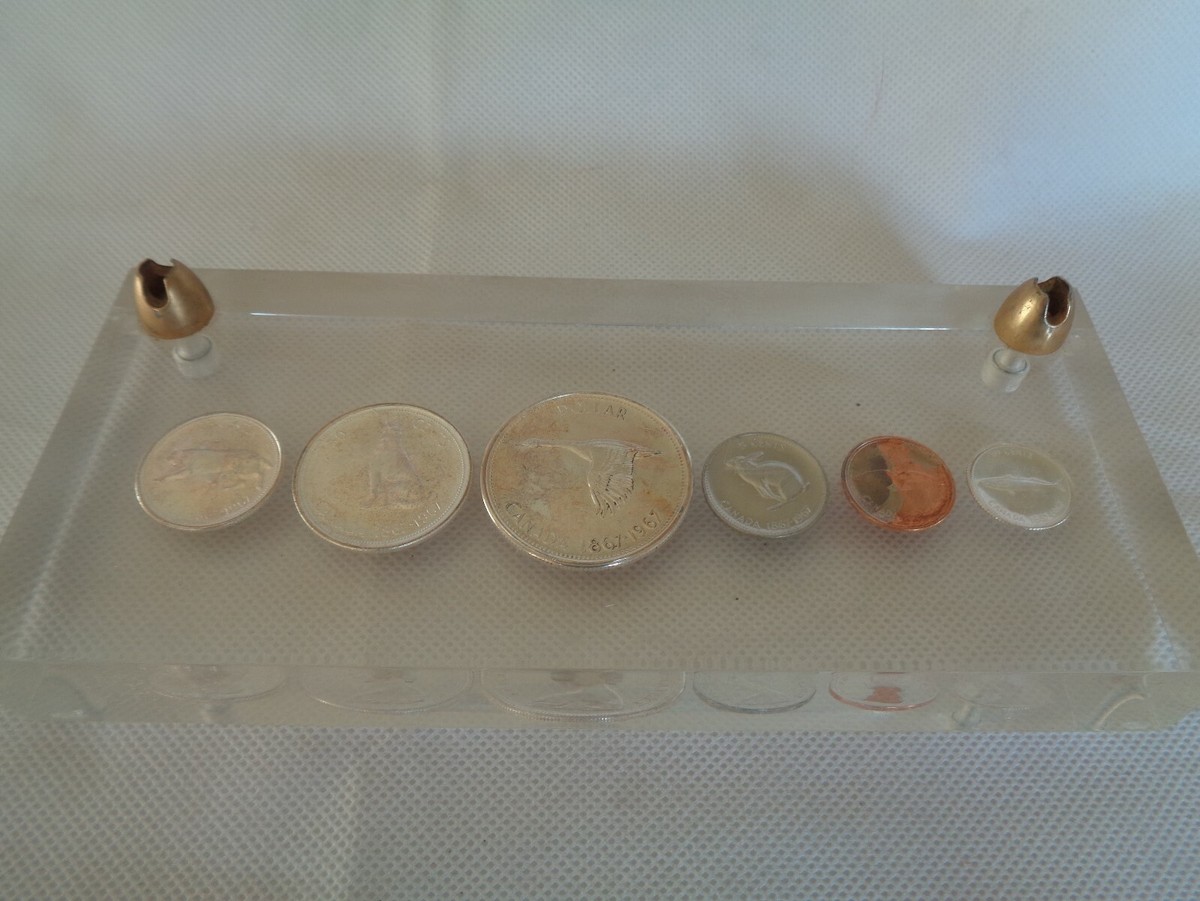 1867-1967 Canada Centennial Year Commemorative Six Coin Set