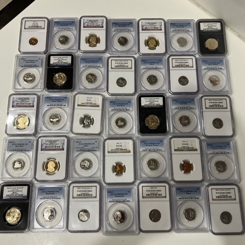 ✯ MONETA PCGS NGC CLASSIFICATA US ✯LOTTO 1 LASTRA✯ ARGENTO PLACCATO ✯ BORSA 10+ ANNI✯ - Foto 7 di 8