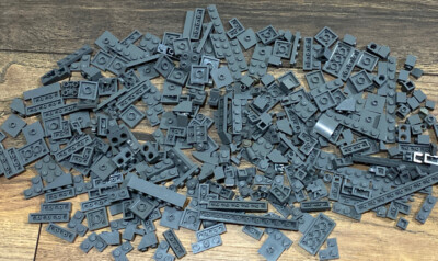 350 Small Gray Lego Bricks Space Bricks Star Wars  Huge VARIEY Exact Legos shown