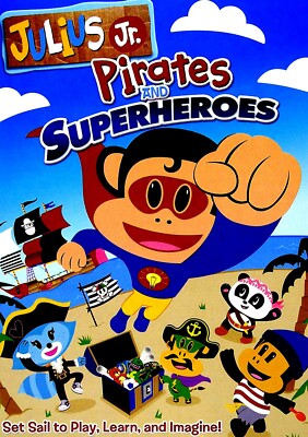 Julius Jr Pirates and SuperHeroes - New Children's DVD | eBay