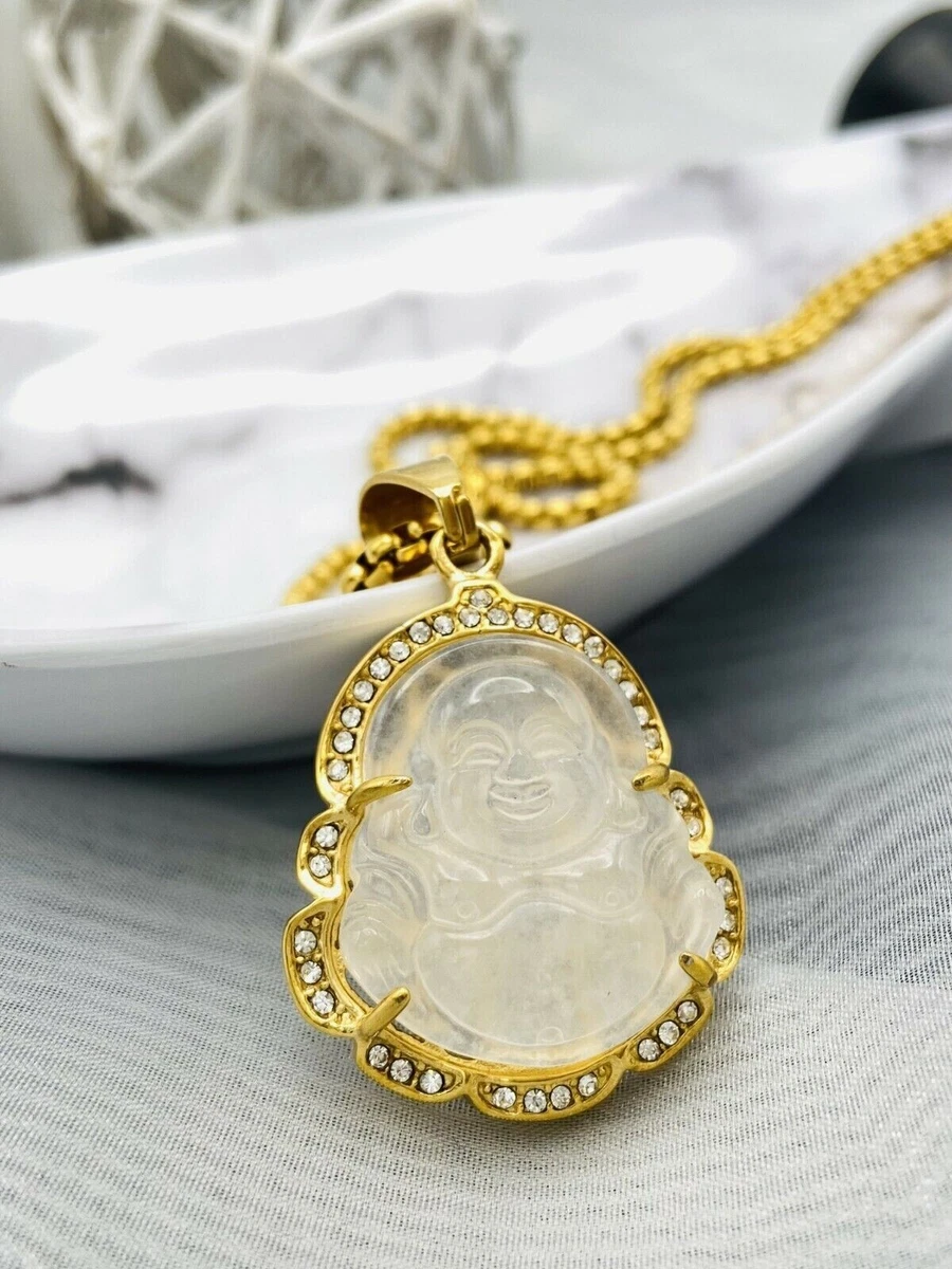 White buddha necklace discount