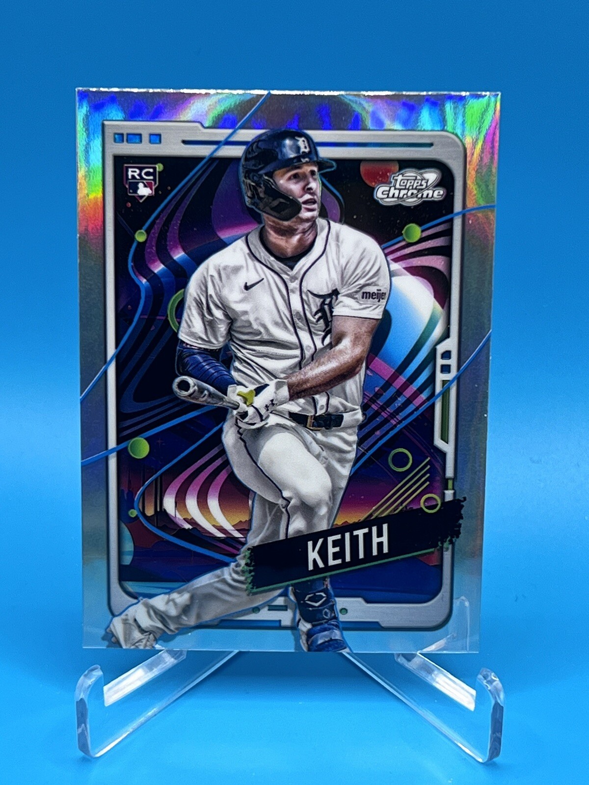 2024 Topps Chrome Cosmic Colt Keith #195 Rookie Refractor RC Tigers Mint SP