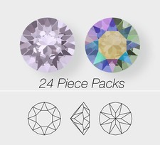 8.5mm  Chaton  Swarovski Article 1088  24 Pieces - Choose Crystal Color