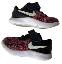 Nike Flex Contact Pink Black Children's Size 6C 917939-001
