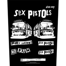 OFFICIAL LICENSED - SEX PISTOLS - PRETTY VACANT BACK PATCH PUNK LYDON