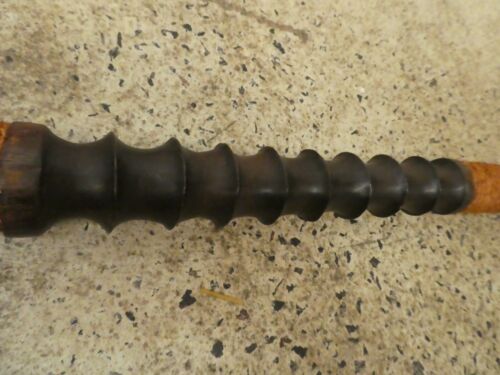 FIJIAN PACIFIC ISLAND OCEANIC CARVED SOUVENIR WAR CLUB GUGU FINE DETAIL CARVING - Picture 6 of 22